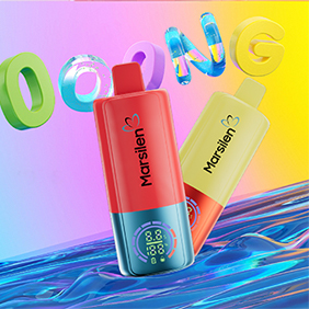 Disposable vape with colorful display