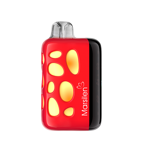 Marsilen Red vape with yellow accents