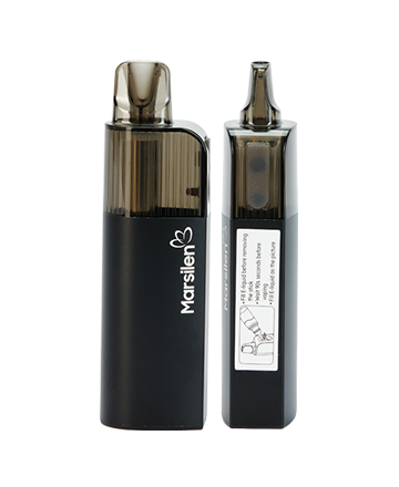 Marsilen vape pen, black, with refill instructions