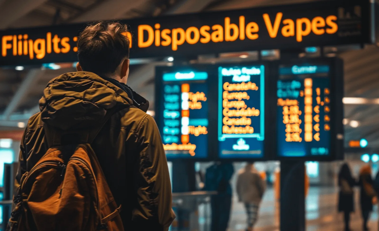 can you take disposable vapes on an airplane