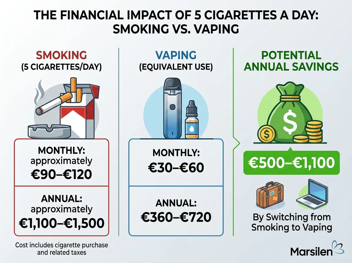 is vaping cheaper than smoking uk