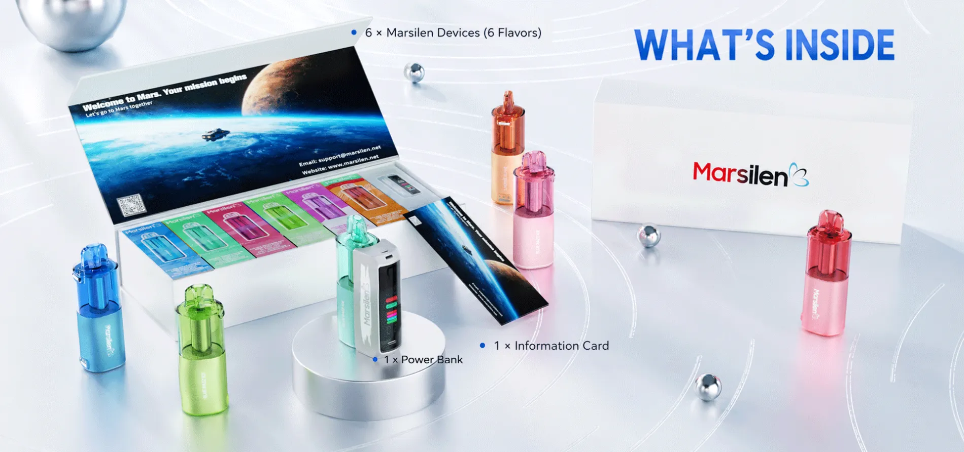 Marsilen Phobos Pro Plus product detail and packaging