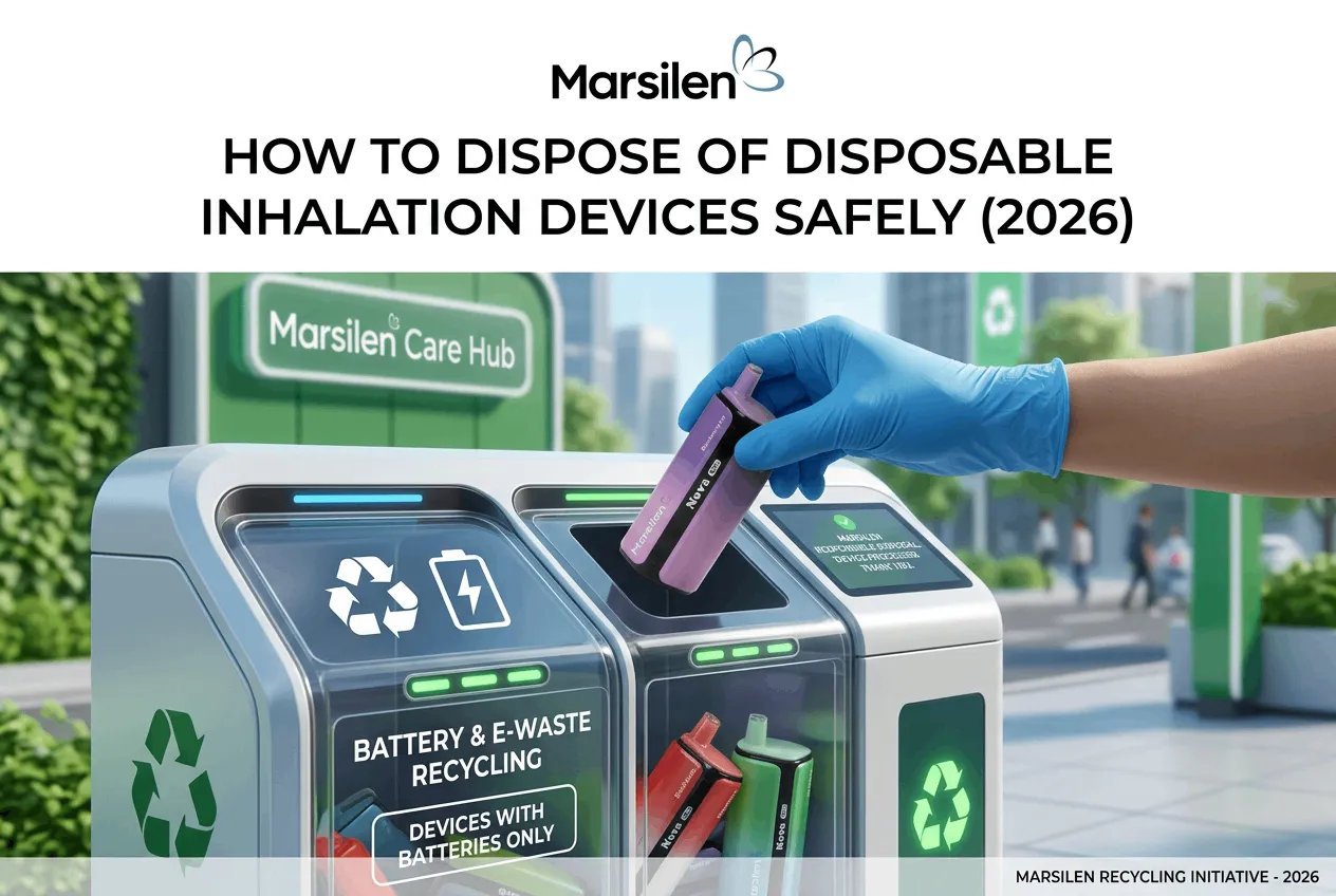 How to Dispose of Disposable Inhalation Devices Safely (2026)