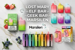 Lost Mary vs Elf Bar vs Geek Bar vs Marsilen (Comparison)