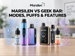 Marsilen vs Geek Bar: Modes, Puffs & Features