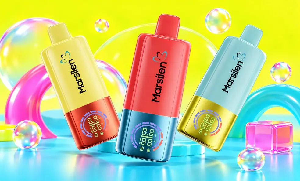 Three NOVA 4-in-1 devices in yellow, red and ice-blue colorways